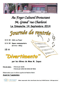 Fête de rentrée 2014