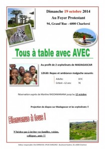 Tous a table avec AVEC