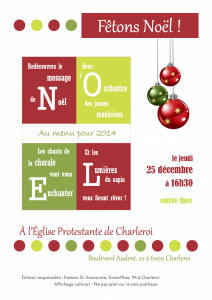 Affiche Noel 2014